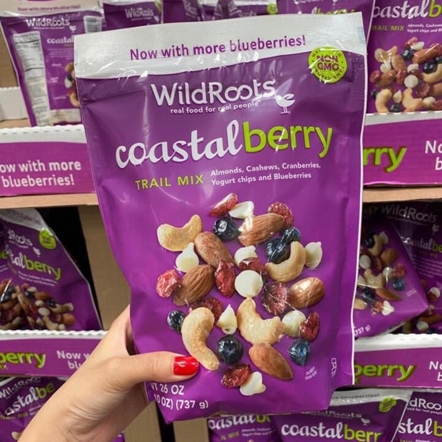 Hạt Hỗn Hợp WildRoots Coastal Berry Trail Mix Mỹ Gói 737g