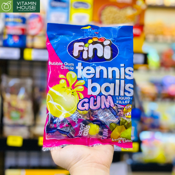 Kẹo Cao Su Fini Tennis Balls Gum 80g