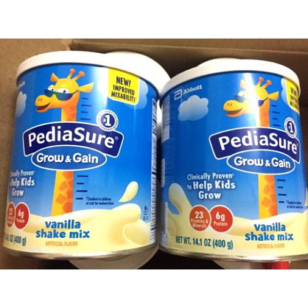 Sữa Bột Vị Vani Pediasure Grow&Gain Mỹ Hộp 400g