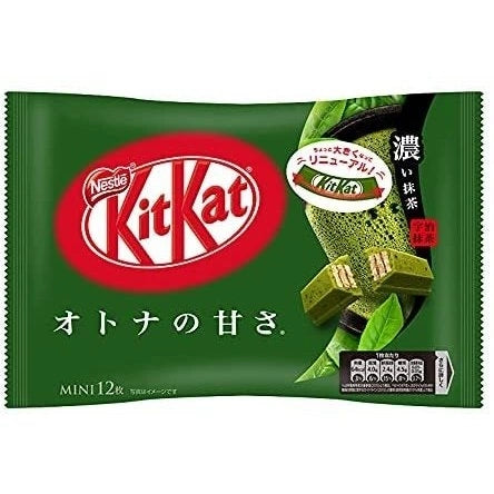 Bánh Xốp KitKat Mini Vị Trà Xanh Nestle Nhật Gói 11 Thanh