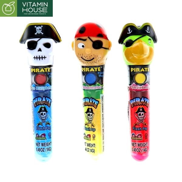 Kẹo Mút Có Đèn Kidsmania Pirate