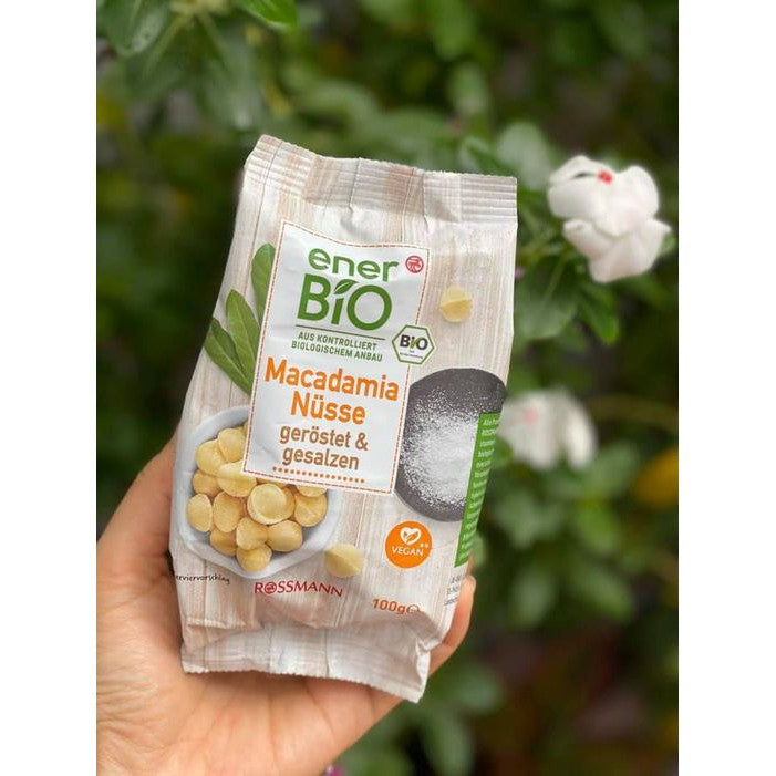 Bịch Hạt Macadamia Hữu Cơ Ener Bio 100g