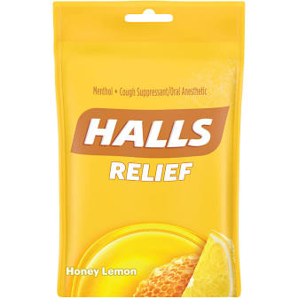 Kẹo Ngậm Trị Ho Halls Honey Lemon 30v