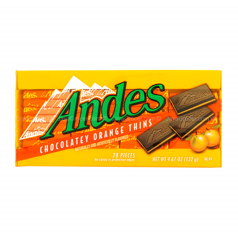 Chocolate Nhân Cam Andes Mỹ 132g
