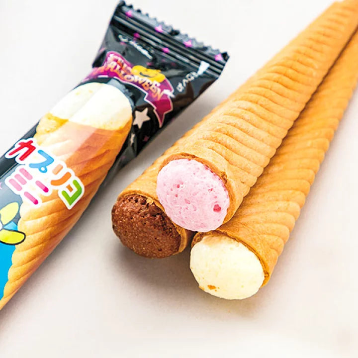 Bánh Que Kem Ốc Quế Mix Vị Halloween Caplico Nhật Gói 10 Cái