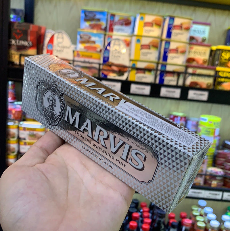 Kem Đánh Răng Marvis - Smokers Whitening Mint Ý Hộp 75ml