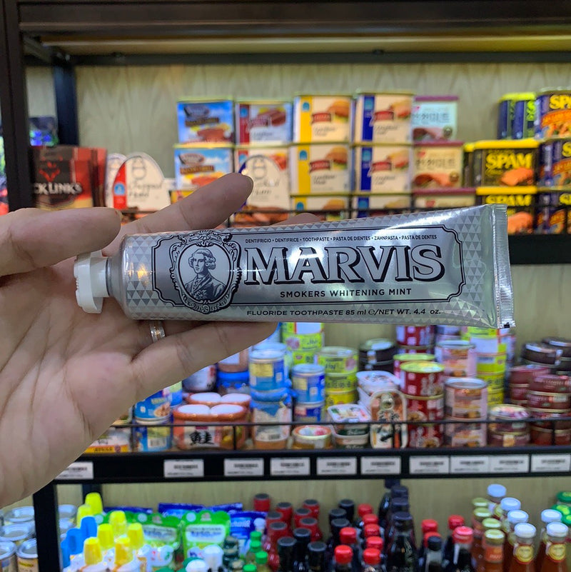 Kem Đánh Răng Marvis - Smokers Whitening Mint Ý Hộp 75ml