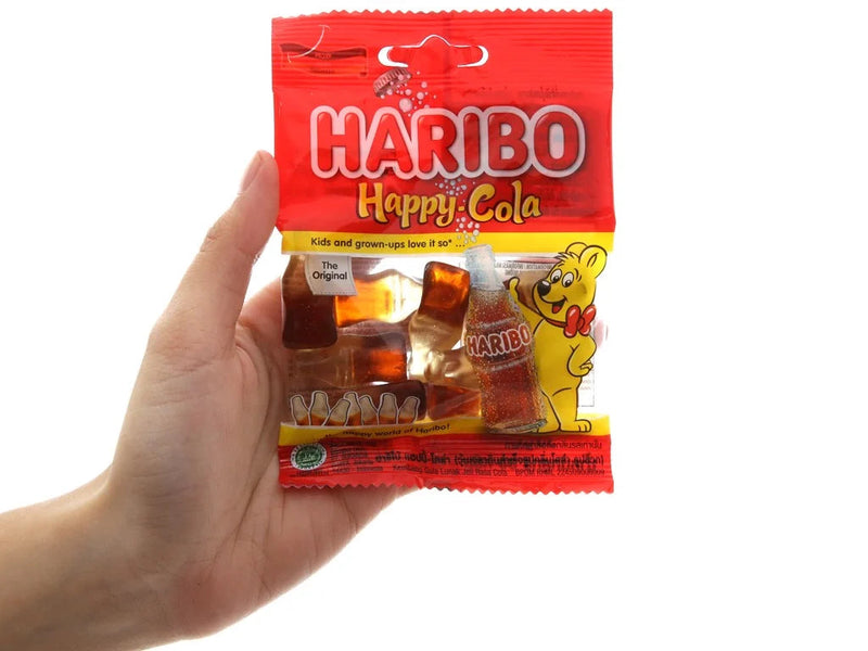 Kẹo Dẻo Happy Cola Haribo Đức Gói 80g