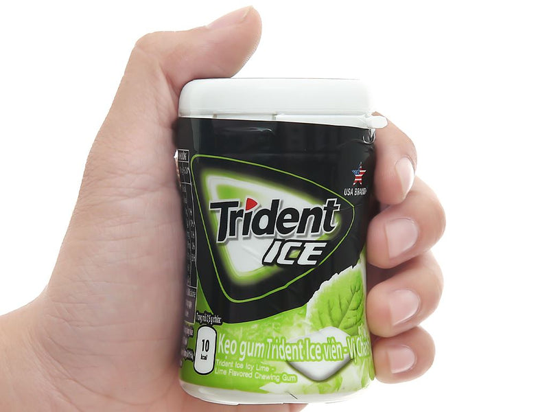 Hộp Kẹo Gum Trident Ice Vị Chanh 40 Viên