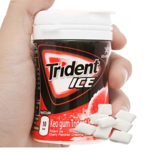 Hộp Kẹo Gum Trident Ice Vị Cherry 40 Viên