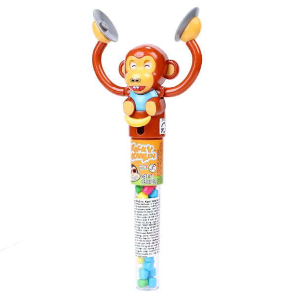 Lốc kẹo đồ chơi Wacky Monkey 12g