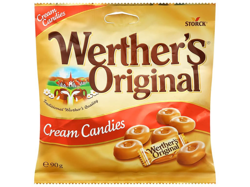 Gói Kẹo Caramen Kem Werther's Cream Candies 90G