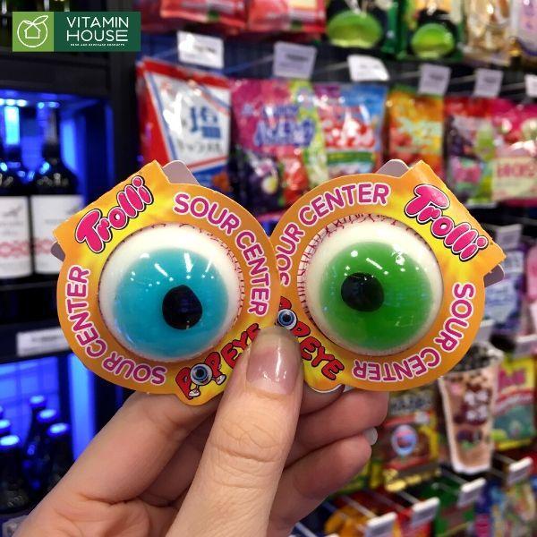 Kẹo Con Mắt Đôi Trolli Pop Eye 37.6g Hộp 2 Cái