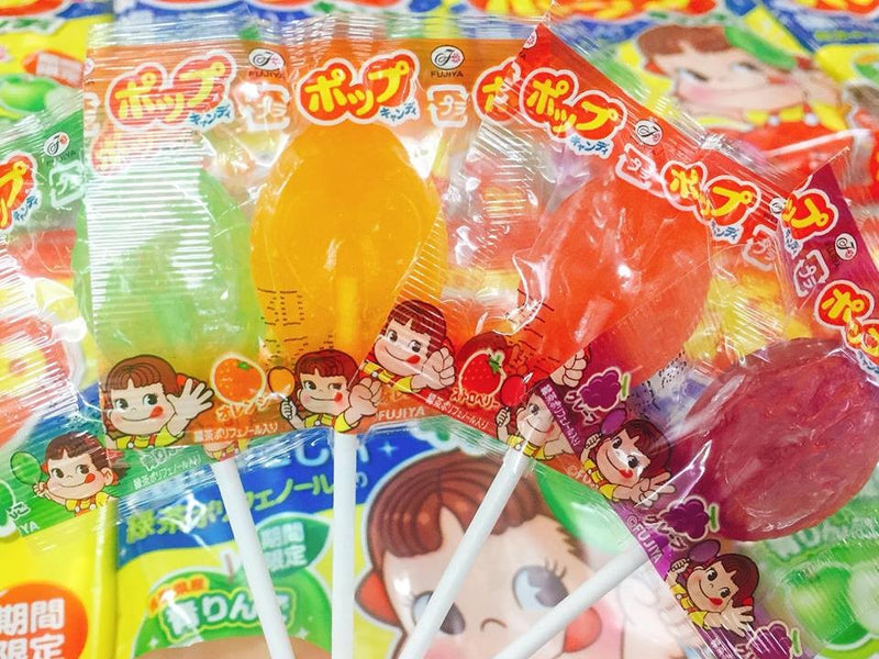 Kẹo Mút Trái Cây Chống Sâu Răng Fujiya Nhật Gói (2 Size)