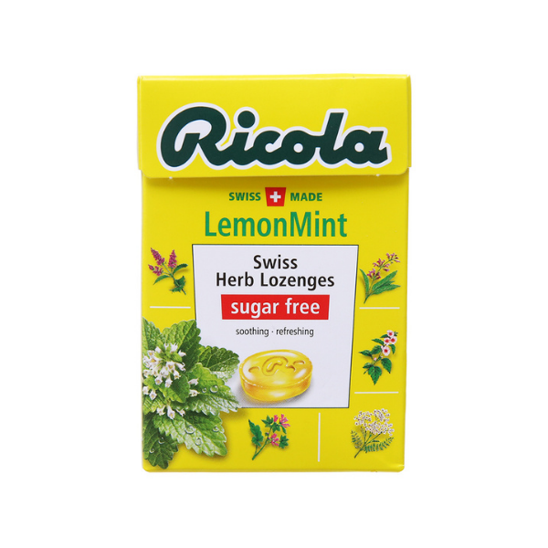 Kẹo Thảo Mộc Ricola LemonMint 45G (Vàng) (New)