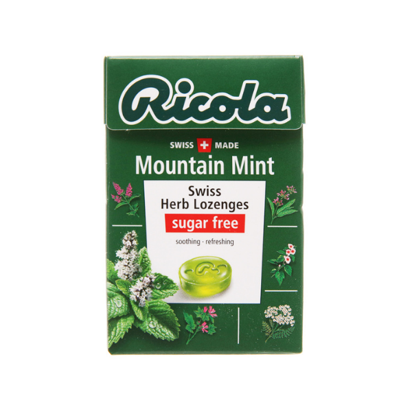 Kẹo Thảo Mộc Ricola Mountaint Mint 45G (Xanh Lá) (New)
