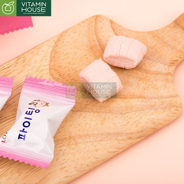 Kẹo Sữa Bò Vị Dâu Lotte 79g (gói hồng)