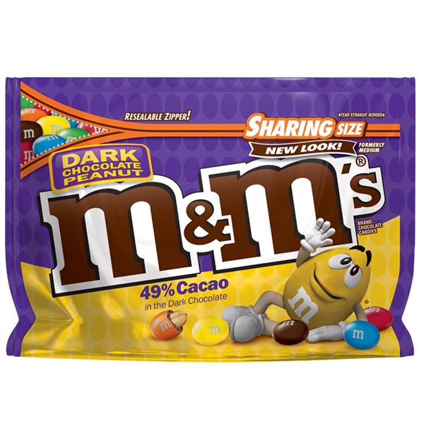 Chocolate M&M đắng đậu phộng túi zip (new)