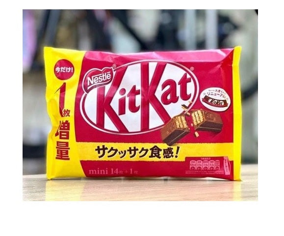 Bánh Xốp KitKat Mini Vị Truyền Thống Nestle Nhật Gói 13 Thanh