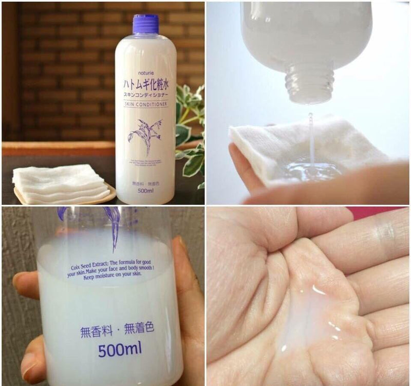 Nước Hoa Hồng Naturie Hatomugi Nhật 500ml