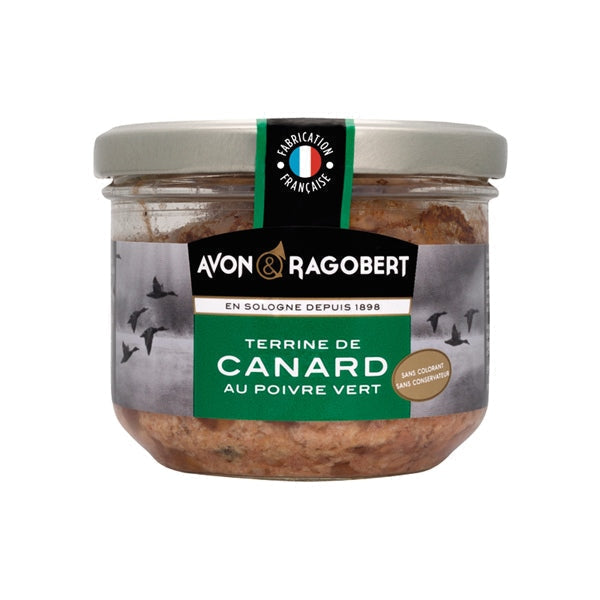 Pate Vịt Sốt Tiêu Xanh Avon Ragobert Pháp Hũ 180g