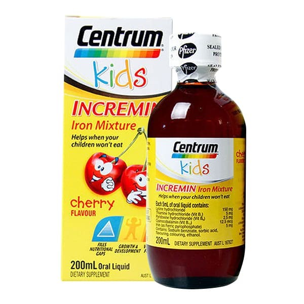Siro Vitamin Centrum Kid Dạng Nước Úc 200ml