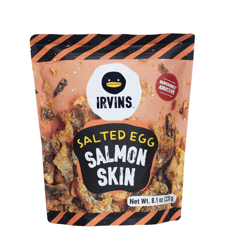 Da Cá Hồi Trứng Muối Irvins 105g