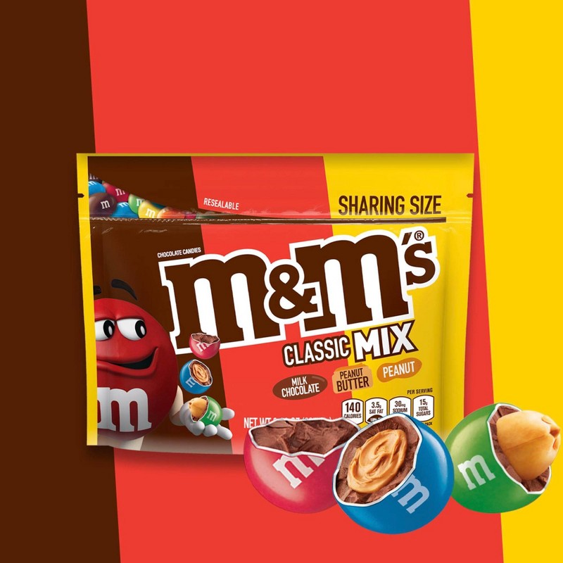 Gói Chocolate M&M Peanut Mix Sharing Size 235g
