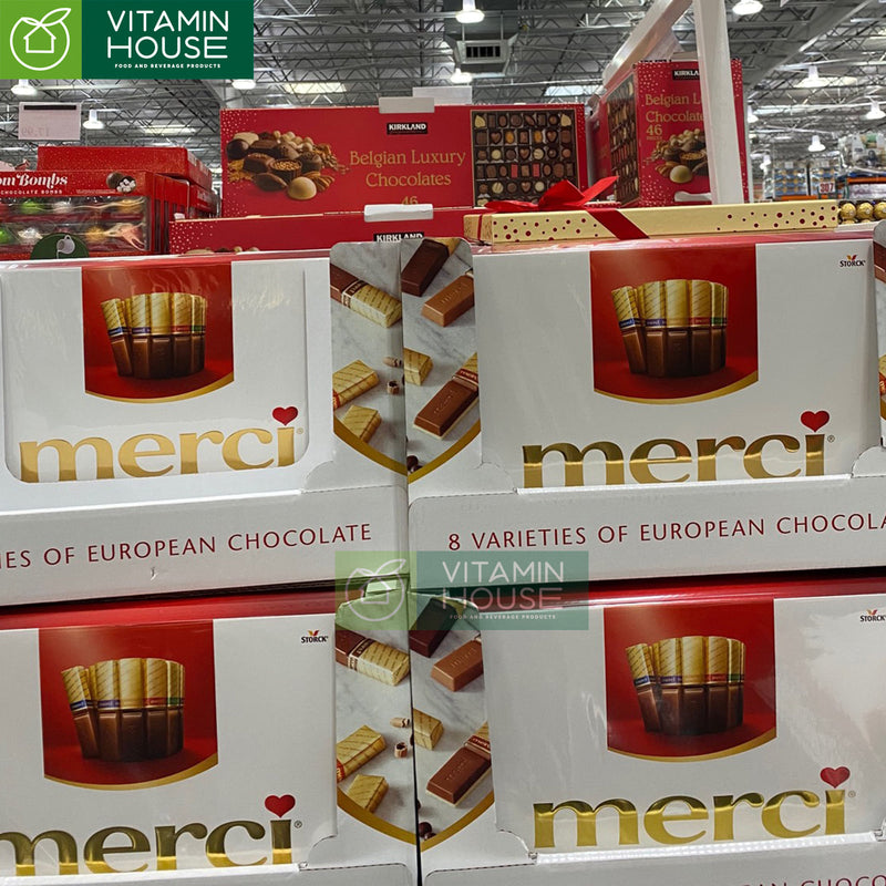 Hộp Chocolate Merci Assorted Of European 675g