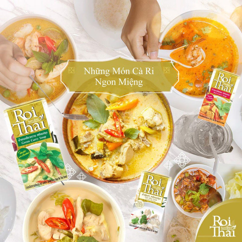 Hộp Nước Soup Tôm Yum Nước Cốt Dừa Roi Thai 250ml