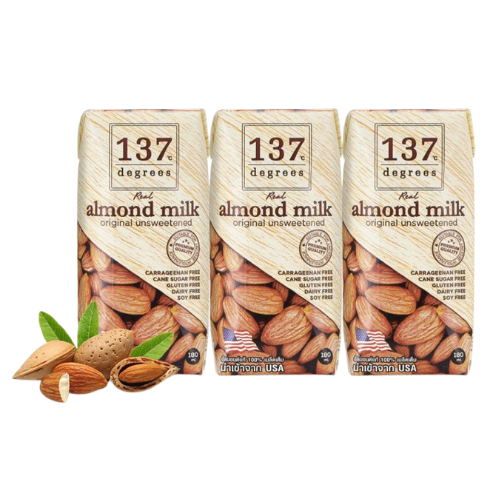 Sữa Hạt 137 Degrees Hạnh Nhân Không Đường 180ml