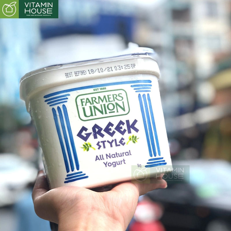 Sữa Chua Hy Lạp Greek Farmers Union Úc Hộp 1kg