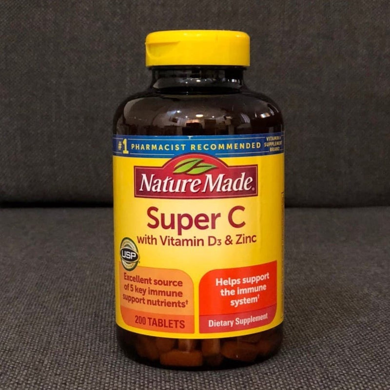 Hủ Viên Uống Super C Nature Made 200v