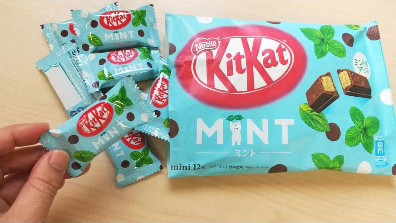 Bánh Xốp KitKat Vị Bạc Hà Nestle Nhật Gói 11 Thanh