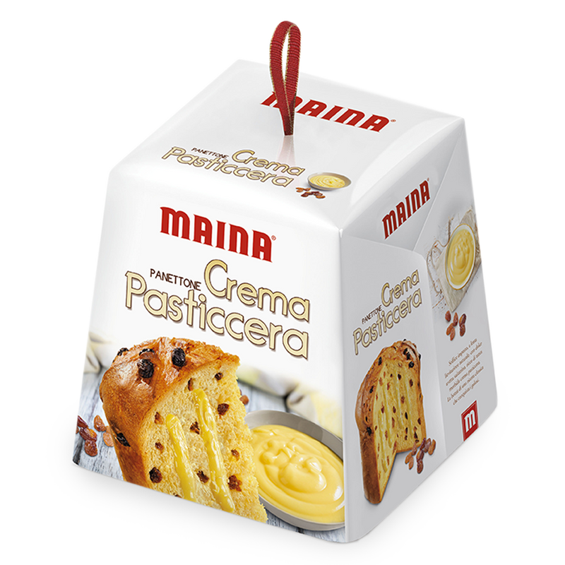 Hộp Bánh Panettone Maina Crema Pasticcera 800G