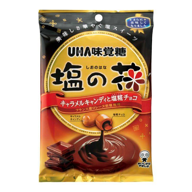 Gói Kẹo UHA Caramen Shio No Hana nhân Choco 78.2G