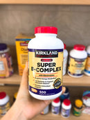 Viên uống bổ sung vitamin B của Mỹ Super B-Complex Kirkland 500v