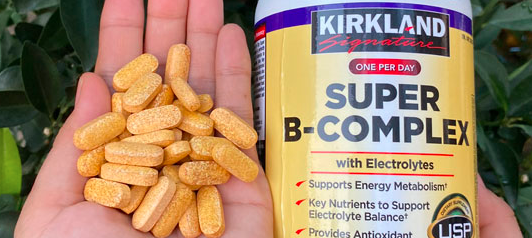 Viên uống bổ sung vitamin B của Mỹ Super B-Complex Kirkland 500v