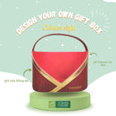 Giỏ Da Size Trung đỏ kiểu chữ Y