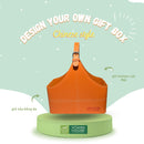 Giỏ Da Size Trung Màu Cam