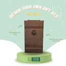 Hộp Rượu Vang Đôi Hoa Văn Nâu 2023