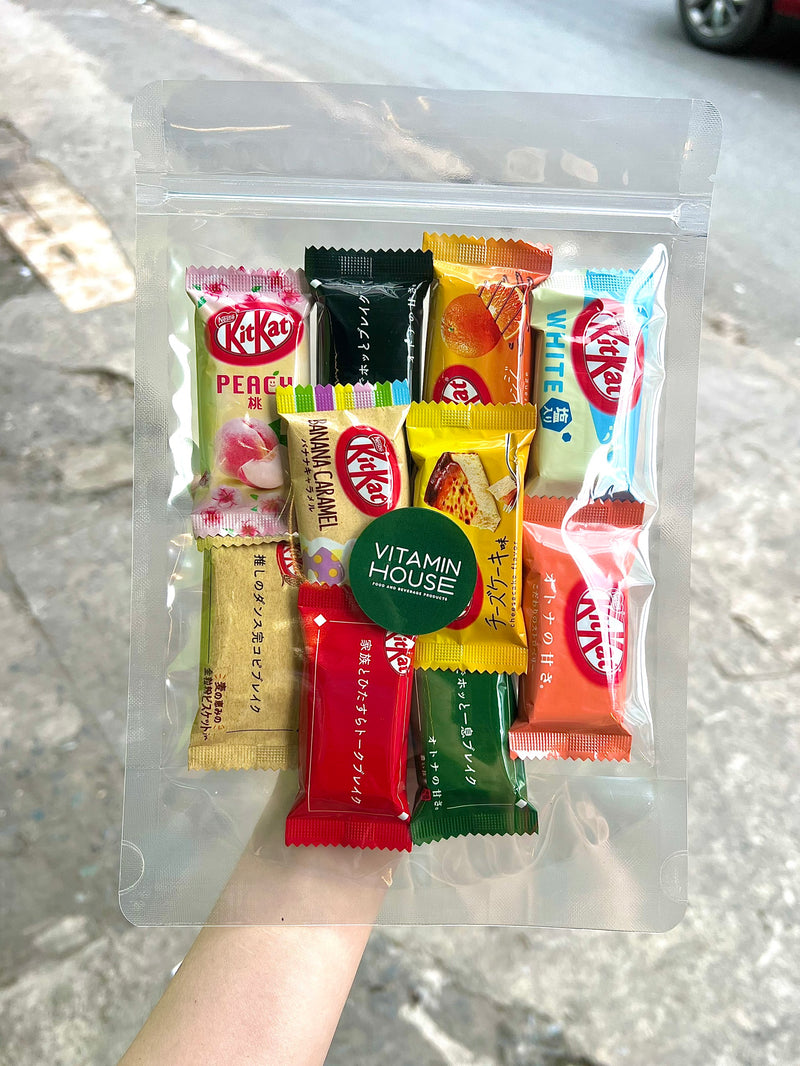 Bánh Xốp  KitKat Mix 10 vị Nestle Nhật Gói 10 Thanh - Vitamin House