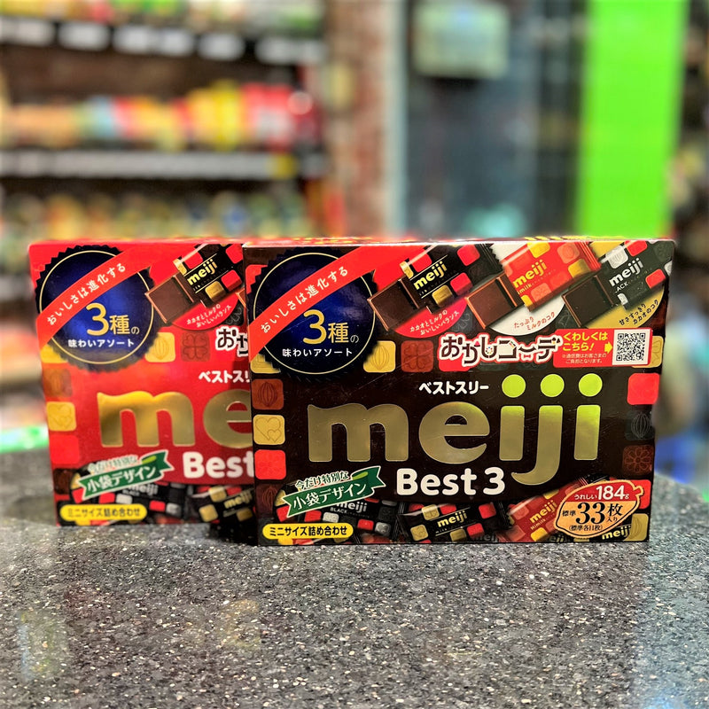 Gói Chocolate Meiji Best 3 Nhật 33 Gói (Mã Chung)